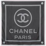 Chanel Vintage Pre-owned Silke sjalar Black, Dam