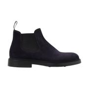 Doucal's Mocka Chelsea Boot med elastiska sidor Blue, Herr