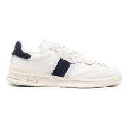 Polo Ralph Lauren Vita Läder Avslappnade Tränare Sneakers White, Dam