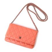 Chanel Vintage Pre-owned Laeder chanel-vskor Pink, Dam