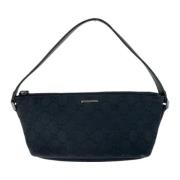 Gucci Vintage Pre-owned Canvas handvskor Black, Dam