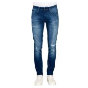 Antony Morato Modernt Slim Fit Byxor Blue, Herr