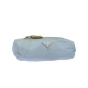 Prada Vintage Pre-owned Nylon prada-vskor Blue, Dam