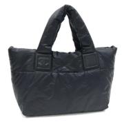 Chanel Vintage Pre-owned Nylon chanel-vskor Black, Dam