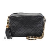 Chanel Vintage Pre-owned Laeder chanel-vskor Black, Dam