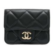 Chanel Vintage Pre-owned Laeder chanel-vskor Black, Dam