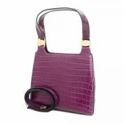 Salvatore Ferragamo Pre-owned Pre-owned Laeder handvskor Purple, Dam