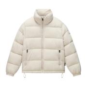 Napapijri Beige Puffer Jacket Beige, Dam