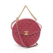 Chanel Vintage Pre-owned Laeder chanel-vskor Pink, Dam