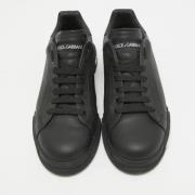 Dolce & Gabbana Pre-owned Pre-owned Laeder sneakers Black, Herr