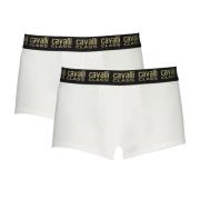 Cavalli Class Herr Vit Boxer Briefs Bi-Pack White, Herr