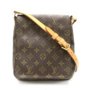 Louis Vuitton Vintage Pre-owned Canvas crossbodyvskor Brown, Dam