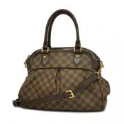 Louis Vuitton Vintage Pre-owned Tyg louis-vuitton-vskor Brown, Dam