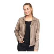 2-Biz Stilren Padova Blazer i Sand Brown, Dam