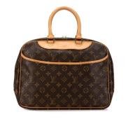 Louis Vuitton Vintage Pre-owned Canvas handvskor Brown, Dam