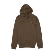 Lyle & Scott Hoodie med känguruficka Green, Herr