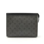 Louis Vuitton Vintage Pre-owned Tyg louis-vuitton-vskor Black, Herr