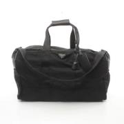 Prada Vintage Pre-owned Canvas handvskor Black, Dam