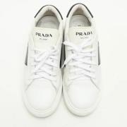 Prada Vintage Pre-owned Laeder sneakers White, Dam