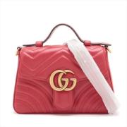 Gucci Vintage Pre-owned Laeder gucci-vskor Red, Dam