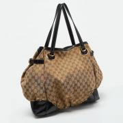 Gucci Vintage Pre-owned Canvas totevskor Beige, Dam