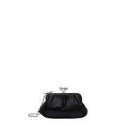 Max Mara Weekend Liten Pasticcino Väska i Satin Black, Dam