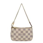 Louis Vuitton Vintage Pre-owned Canvas kuvertvskor Beige, Dam