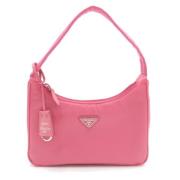 Prada Vintage Pre-owned Canvas handvskor Pink, Dam