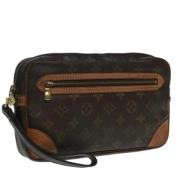 Louis Vuitton Vintage Pre-owned Canvas kuvertvskor Brown, Dam