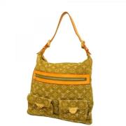 Louis Vuitton Vintage Pre-owned Tyg louis-vuitton-vskor Green, Dam