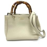 Gucci Vintage Pre-owned Laeder handvskor White, Dam