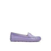 Coach Logo Driver Loafers Ljusviolett Purple, Dam