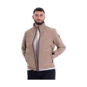 RefrigiWear Beige Nylon Bomberjacka Beige, Herr