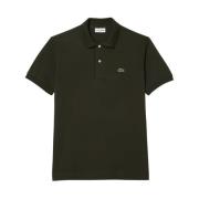 Lacoste Militärstil kortärmad polotröja Green, Herr