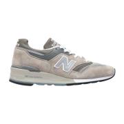 New Balance Mocka och Mesh Sneakers Beige, Herr