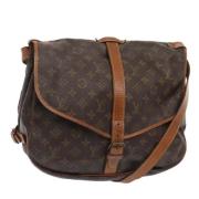 Louis Vuitton Vintage Pre-owned Canvas louis-vuitton-vskor Brown, Dam