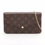 Louis Vuitton Vintage Pre-owned Canvas kuvertvskor Brown, Dam