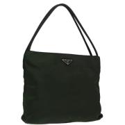 Prada Vintage Pre-owned Nylon prada-vskor Green, Dam