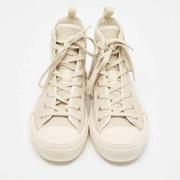 Dior Vintage Pre-owned Canvas sneakers Beige, Herr