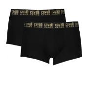 Cavalli Class Herr Svart Boxer Briefs Bi-Pack Black, Herr