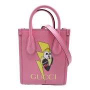 Gucci Vintage Pre-owned Laeder gucci-vskor Pink, Dam