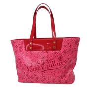 Louis Vuitton Vintage Pre-owned Canvas louis-vuitton-vskor Pink, Dam