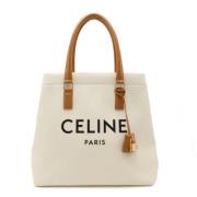 Celine Vintage Pre-owned Canvas totevskor Beige, Dam