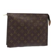 Louis Vuitton Vintage Pre-owned Canvas necessrer Brown, Dam