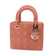 Dior Vintage Pre-owned Laeder handvskor Pink, Dam