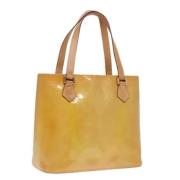 Louis Vuitton Vintage Pre-owned Laeder handvskor Beige, Dam