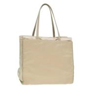 Prada Vintage Pre-owned Nylon prada-vskor Beige, Dam