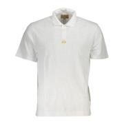 La Martina Polo T-shirt Kortärmad Vit Broderad Logotyp White, Herr