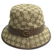 Gucci Vintage Pre-owned Bomull hattar-och-kepsar Beige, Unisex