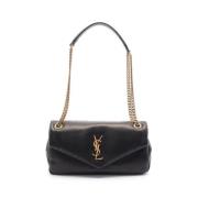 Yves Saint Laurent Vintage Pre-owned Laeder axelremsvskor Black, Dam